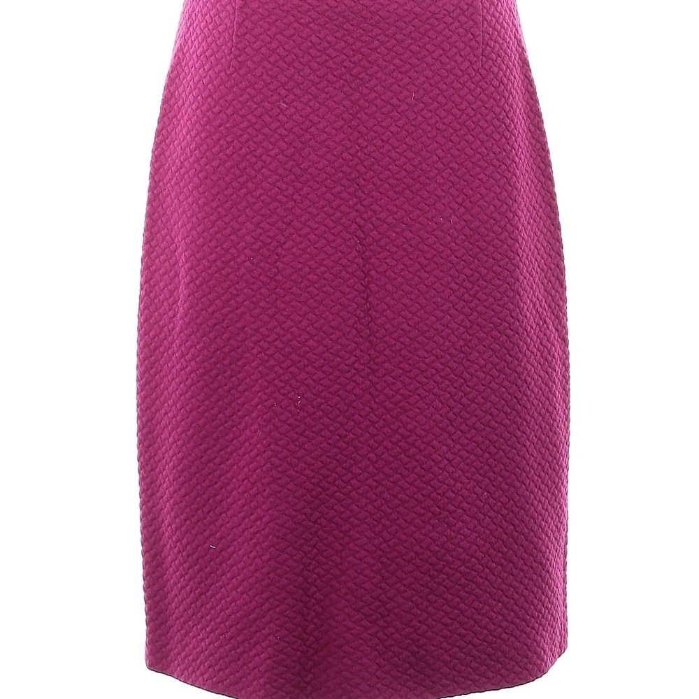 Armani Collezioni Fuchsia Textured Pencil Skirt
